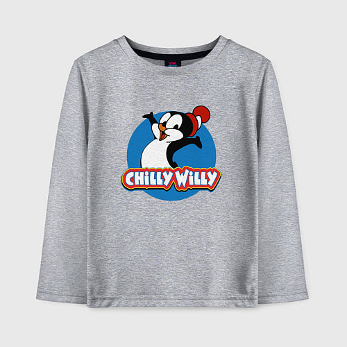 Детский лонгслив Chilly Willy / Меланж – фото 1