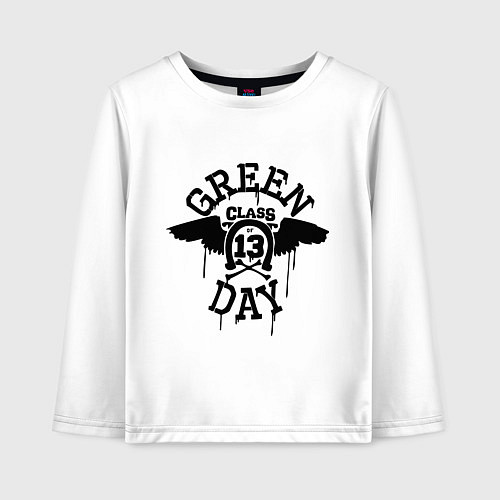 Детский лонгслив Green Day: Class of 13 / Белый – фото 1