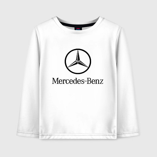 Детский лонгслив Logo Mercedes-Benz / Белый – фото 1