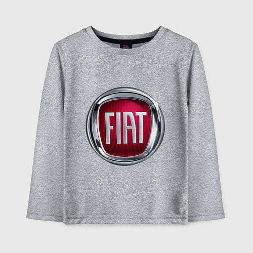 Детский лонгслив FIAT logo / Меланж – фото 1