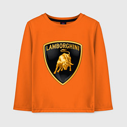 Детский лонгслив Lamborghini logo