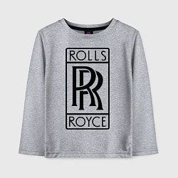 Детский лонгслив Rolls-Royce logo