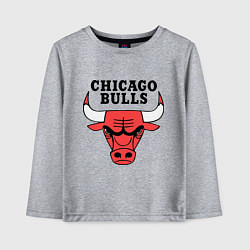 Лонгслив хлопковый детский Chicago Bulls, цвет: меланж