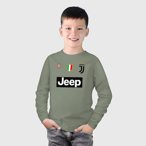 Детский лонгслив FC Juventus / Авокадо – фото 3