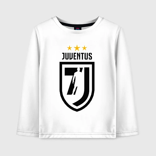 Детский лонгслив Juventus 7J / Белый – фото 1