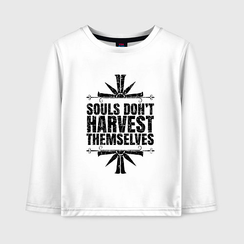 Детский лонгслив Harvest Themselves / Белый – фото 1