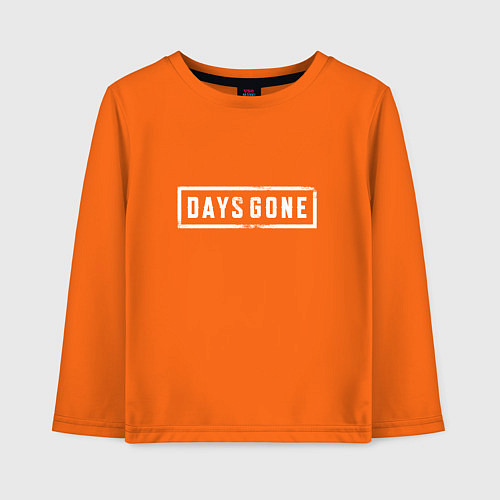 Детский лонгслив DAYS GONE / Оранжевый – фото 1