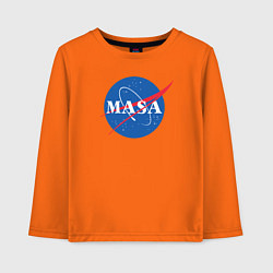 Лонгслив хлопковый детский NASA: Masa, цвет: оранжевый