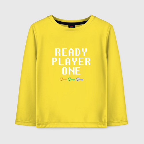 Детский лонгслив Ready Player One / Желтый – фото 1