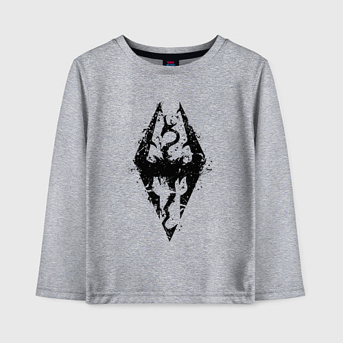 Детский лонгслив TES Dragon / Меланж – фото 1