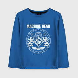 Лонгслив хлопковый детский Machine Head MCMXCII, цвет: синий