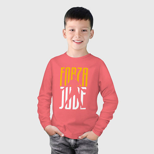 Детский лонгслив Forza Juve / Коралловый – фото 3