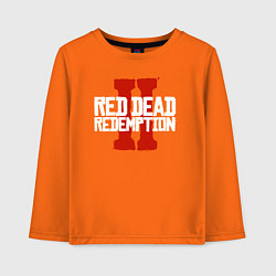 Лонгслив хлопковый детский RDR II, цвет: оранжевый