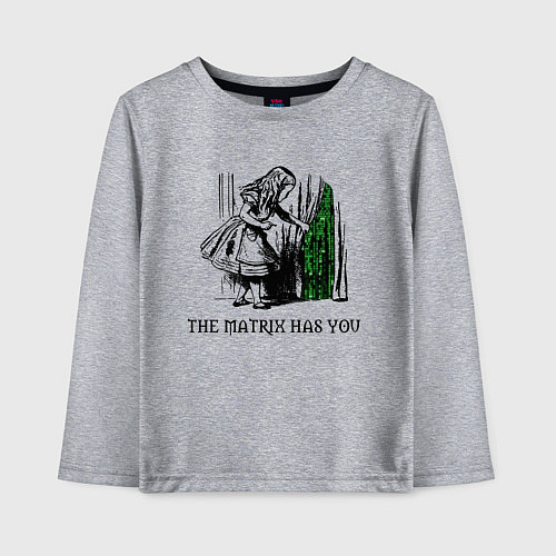 Детский лонгслив Matrix Alice / Меланж – фото 1