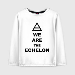 Детский лонгслив We are the echelon