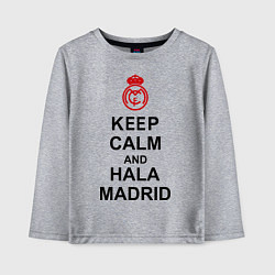 Детский лонгслив Keep Calm & Hala Madrid