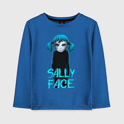 Лонгслив хлопковый детский Sally Face, цвет: синий
