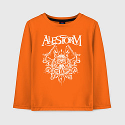 Лонгслив хлопковый детский Alestorm: Pirate Bay, цвет: оранжевый
