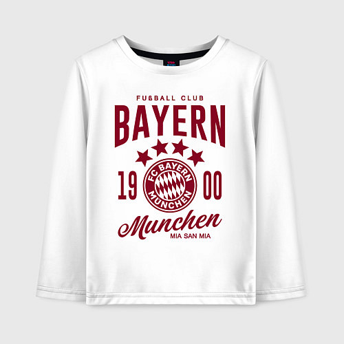Детский лонгслив Bayern Munchen 1900 / Белый – фото 1