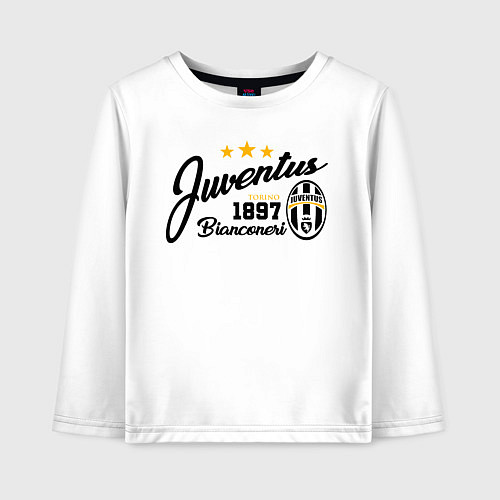 Детский лонгслив Juventus 1897 / Белый – фото 1