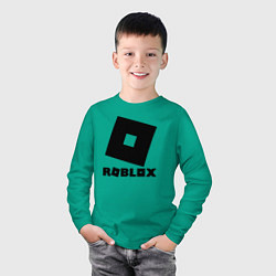 Лонгслив хлопковый детский ROBLOX, цвет: зеленый — фото 2
