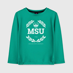 Детский лонгслив MSU