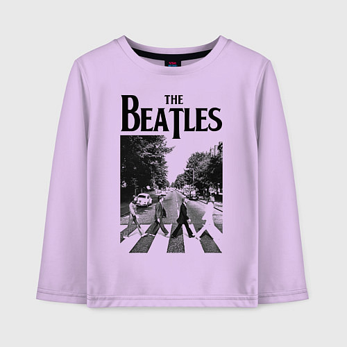 Детский лонгслив The Beatles: Mono Abbey Road / Лаванда – фото 1