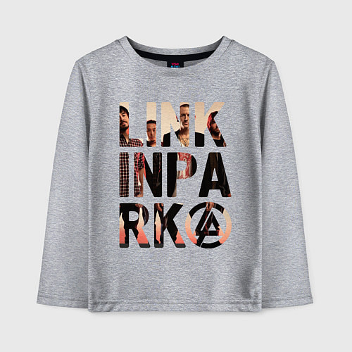 Детский лонгслив Linkin Park / Меланж – фото 1