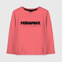 Лонгслив хлопковый детский Miramax Film, цвет: коралловый