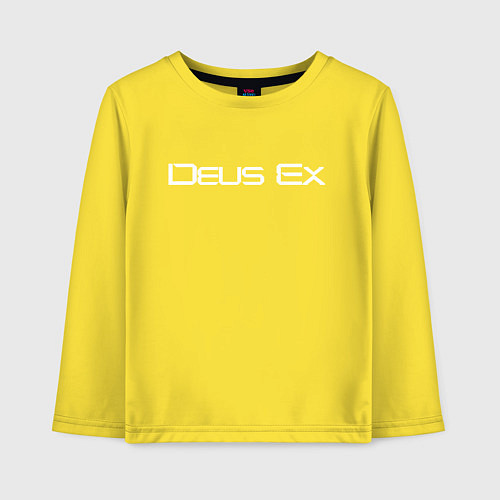 Детский лонгслив DEUS EX / Желтый – фото 1