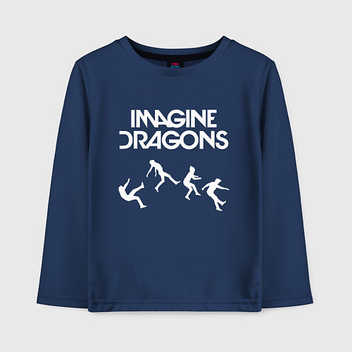 Детский лонгслив IMAGINE DRAGONS / Тёмно-синий – фото 1