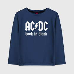 Детский лонгслив ACDC BACK IN BLACK