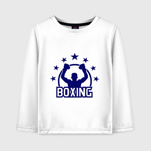 Детский лонгслив Boxing Star / Белый – фото 1