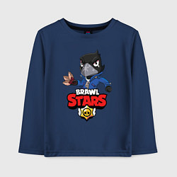 Детский лонгслив BRAWL STARS CROW