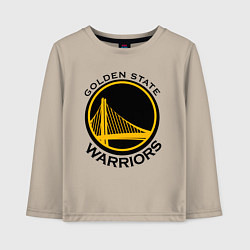 Лонгслив хлопковый детский GOLDEN STATE WARRIORS, цвет: миндальный