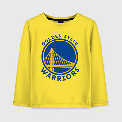 Лонгслив хлопковый детский GOLDEN STATE WARRIORS 2020, цвет: желтый