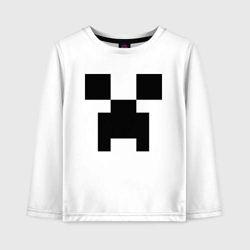Детский лонгслив Minecraft / Белый – фото 1