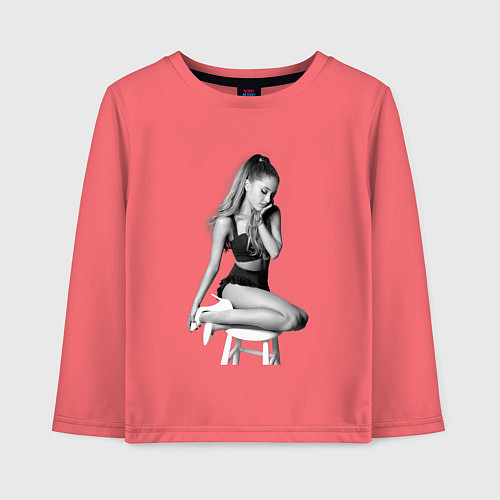 Детский лонгслив ARIANA GRANDE / Коралловый – фото 1