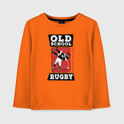 Детский лонгслив Old School Rugby