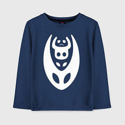Лонгслив хлопковый детский Hollow Knight, цвет: тёмно-синий