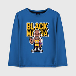 Лонгслив хлопковый детский Kobe - Black Mamba, цвет: синий