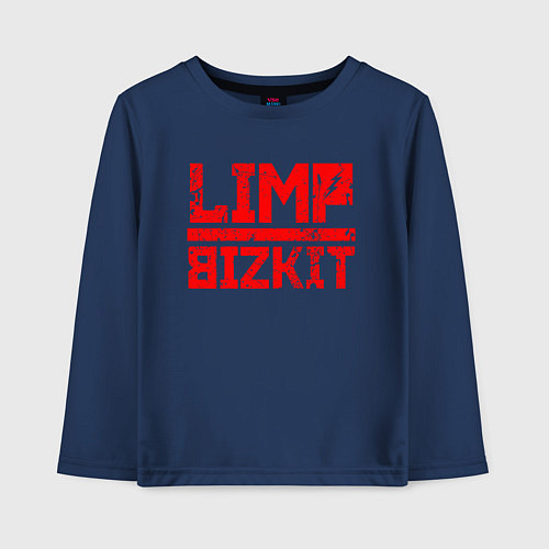 Детский лонгслив LIMP BIZKIT / Тёмно-синий – фото 1