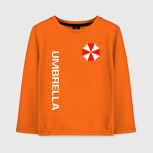 Детский лонгслив UMBRELLA CORP / Оранжевый – фото 1