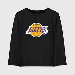 Детский лонгслив LA LAKERSспина