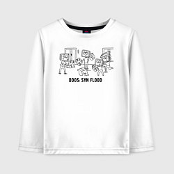 Детский лонгслив DDoS: SYN Flood