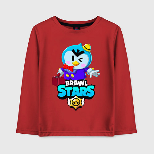 Детский лонгслив BRAWL STARS MRP / Красный – фото 1