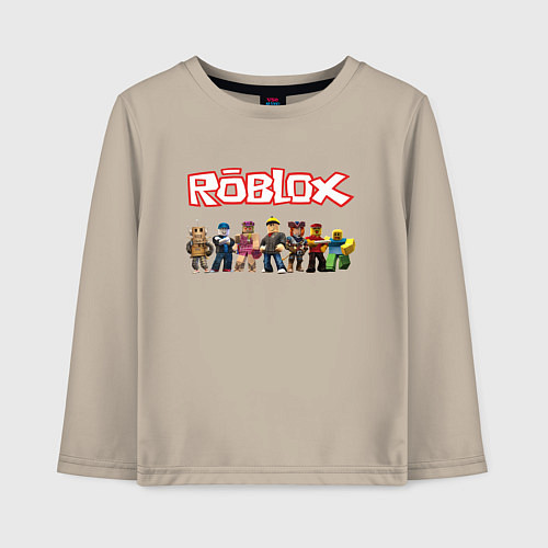 Детский лонгслив ROBLOX / Миндальный – фото 1
