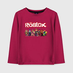 Лонгслив хлопковый детский ROBLOX, цвет: маджента