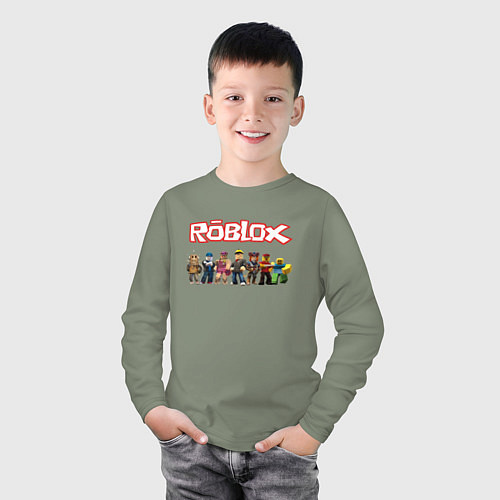 Детский лонгслив ROBLOX / Авокадо – фото 3