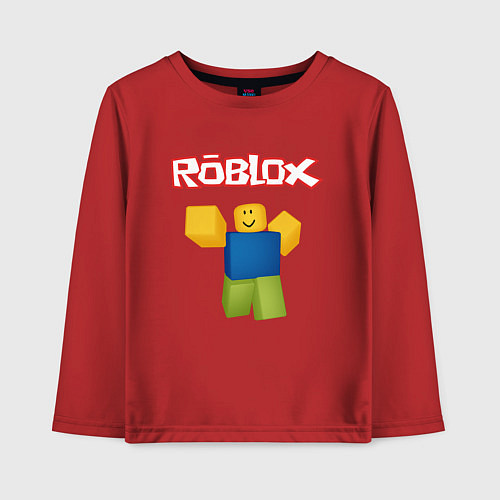 Детский лонгслив ROBLOX / Красный – фото 1